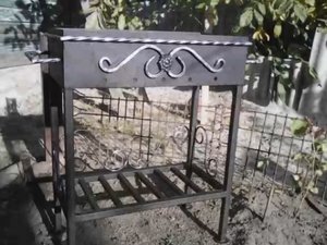Мангал из металла своими руками. Самодельный мангал