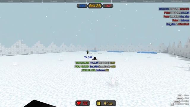 Pro vs 7 noobs Who will win? - Pixel warfare смотреть онлайн