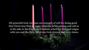 Prayers for the first week of Advent: Lighting the Advent wreath