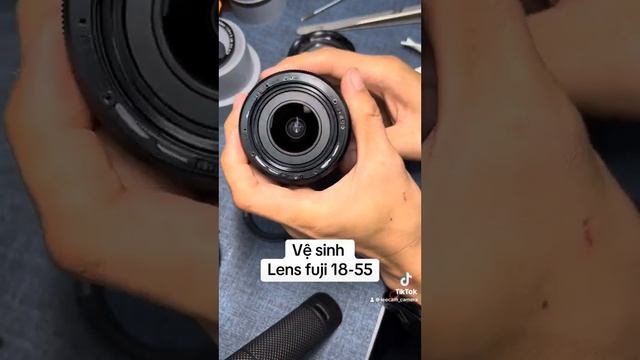 Cleaning fujifilm xf 18-55mm - vệ sinh lens fuji смотреть онлайн