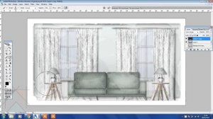 How To Render a SketchUp Elevation using Photoshop