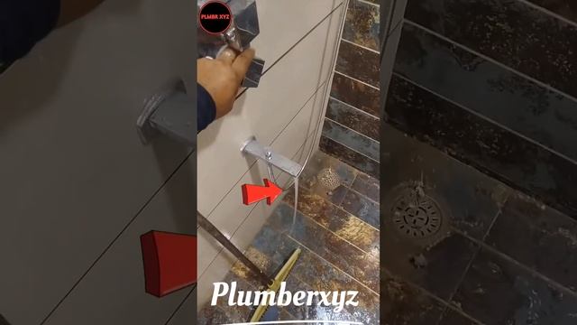 Counter Wash Basin And Ceiling | Ceiling Shower Installation | Ceiling Shower | #Plumberxyz