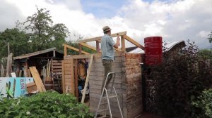 Строю крышу. Сарай-туалет 3х1.5 своими руками.