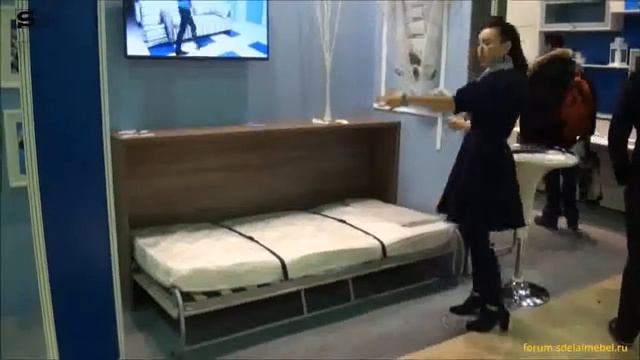 Откидная кровать. Видео трансформации от transmeb