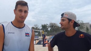 Стояновский/Красильников. Интервью с чемпионата Европы 2019 по пляжному волейболу
