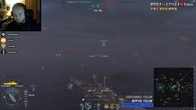 World of Warships - German Wolfpack - Tirpitz Gameplay смотреть онлайн