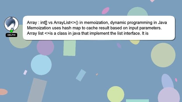 Array : int[] vs ArrayList  () in memoization, dynamic programming in Java