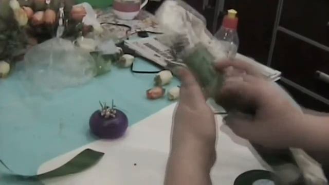 Новогодний венок на стол: как сделать своими руками. Часть 1. смотреть онлайн