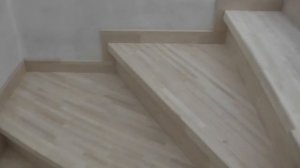 Лестница из берёзы.