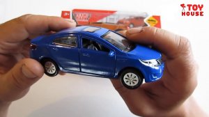 Модели машин Киа / Kia Rio и Kia Sportage ТЕХНОПАРК. Распаковка и обзор. Про машинки