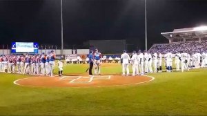 Jonathan Loáisiga y Juan Igor Gonzalez en la inauguración del estadio de Masaya Roberto Clemente NI