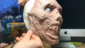 Маска зомби из monsterclay / zombie mask texture