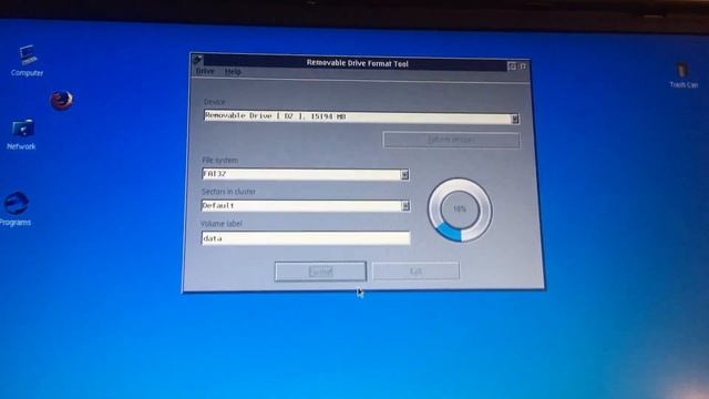 OS/2, форматирование USB флешки смотреть онлайн