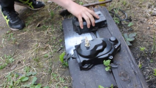 HONDA TACT AF30 - #1 | ПОКРАСИЛ КРЫШКУ ВАРИАТОРА смотреть онлайн