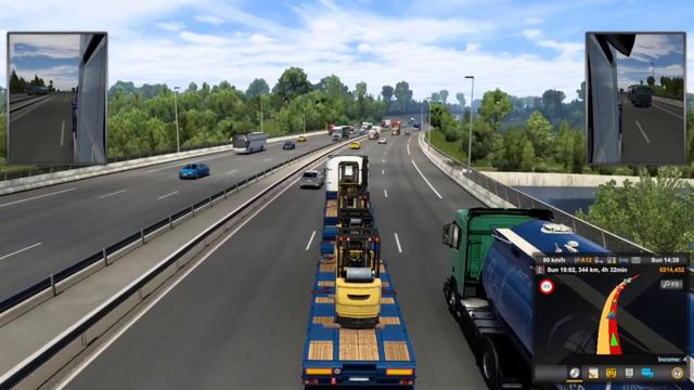 Mercedes benz new actros 2019 ets2 1.46 Gameplay #ets2#eurotrucksimulator2#mercedesbenz#trucks#mod
