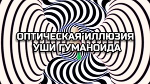 ОПТИЧЕСКАЯ ИЛЛЮЗИЯ. УШИ ГУМАНОИДА. ОПТИЧЕСКИЙ ОБМАН.