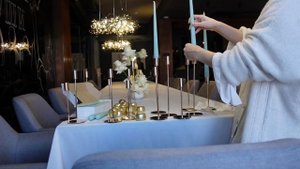 декорирование стола для свадебного ужина #декоратор #свадьба #сервировкастола #закулисье