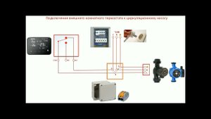 Подключение термостата ZOTA к насосу