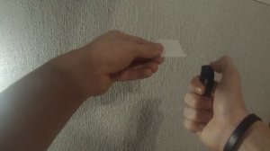 Проявление предметов из пиробумаги.