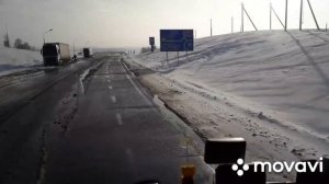 Дальнобой. Скания везет тепло из Европы.)))