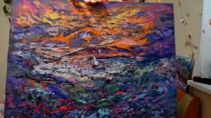 Пейзажи 2021. Интуитивная живопись. Художник Свинар Оксана