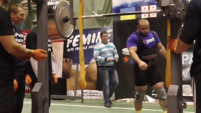 035 Курак Александр. Приседания 360 кг . Кубок Мира 2015 (GPA/UPC - GPA-IPO & GPA-D)