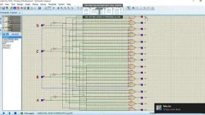 Decoder 4 to 16 using Proteus Program