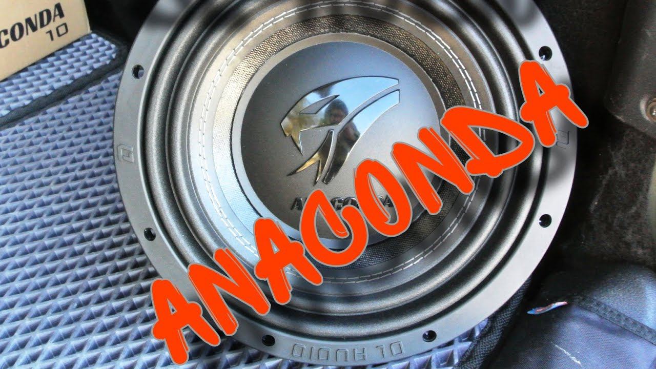 Сабвуфер DL-Audio ANACONDA 10. SQ-сабвуфер с напористым характером