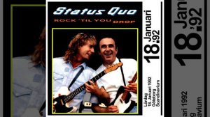 Status Quo - One Man Band, Gothenburg Scandinavium | 18th January 1992