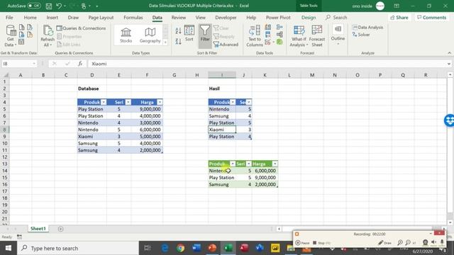 Paket Komplit Belajar VLOOKUP Excel (Pemula sampai Mahir) смотреть онлайн
