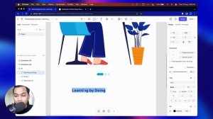 Pixso to Flutter UI - Modern Onboarding Screen for Learning App | Pixso UI UX Software [ It's Free