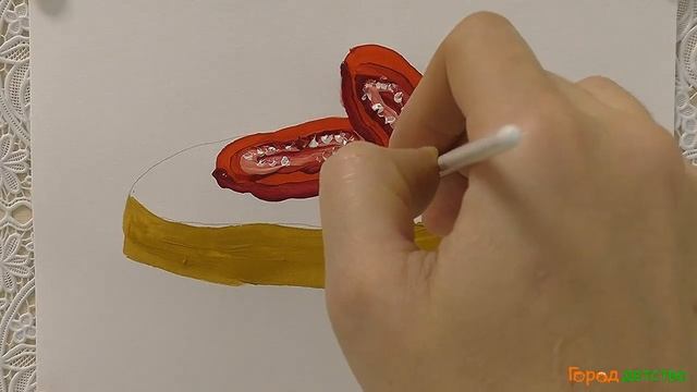 Учимся рисовать бутерброд легко смотреть онлайн