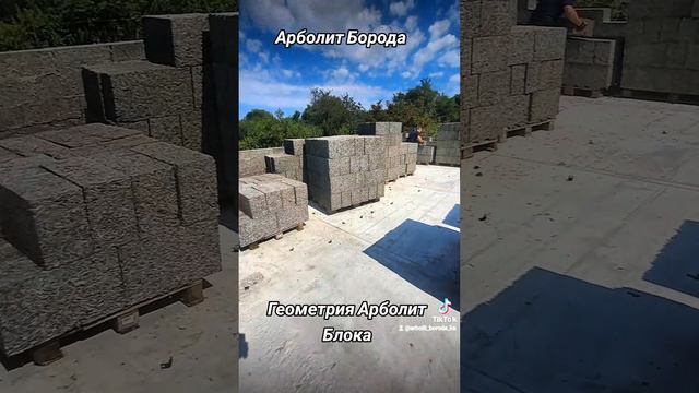 Геометрия Арболит БлокаСтроительство частных домов #домнаюге #недвижимость