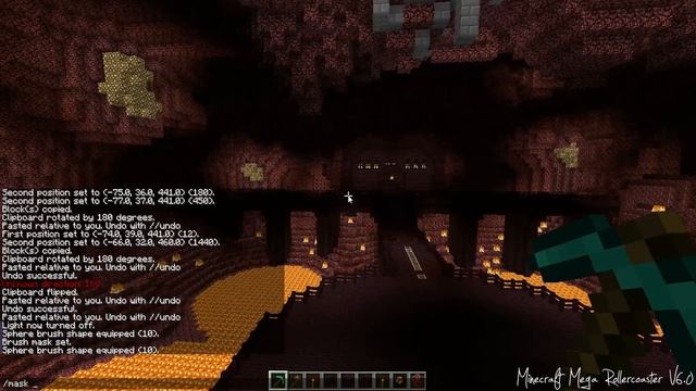 Speedbuild part 3. Mega RollerCoaster V6.0 - Moar Nether stuff... смотреть онлайн