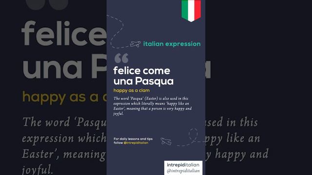 How to say 'Happy Easter' in Italian 🇮🇹 🐣🐰 (Italian for Beginners)