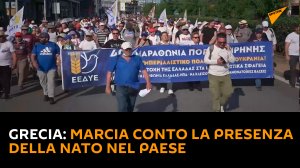 Grecia: marcia contro la presenza della Nato nel Paese