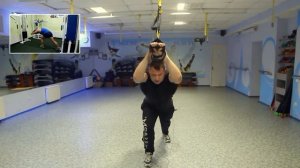 Функциональная тренировка с использованием ремней TRX