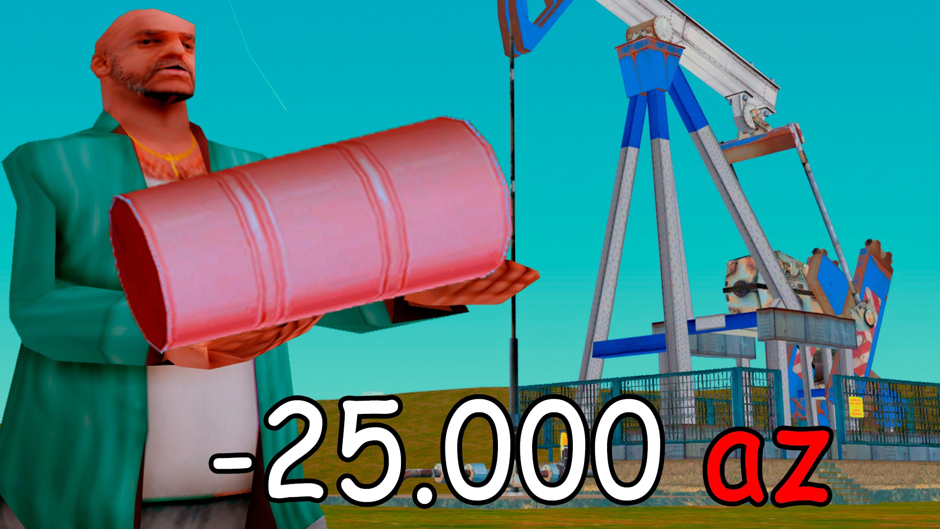 Поймал Нефтевышку за 25 000 AZ  - Родина РП CRMP