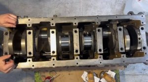 Сборка двигателя CAT C13