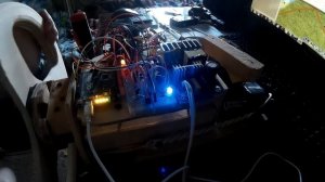 Самодельный руль для компьютера, обратная связь.