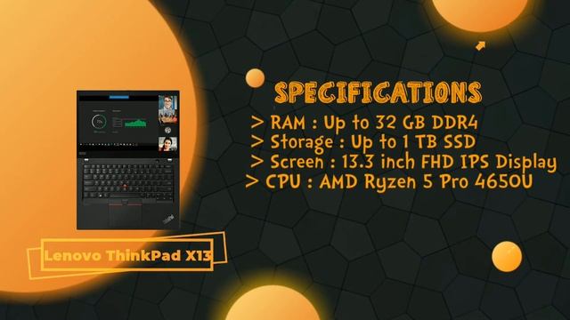 Great Business Laptop ⚡ Lenovo ThinkPad X13 AMD ⚡ Powerful Performance ⚡ Robust Chassis Design смотреть онлайн