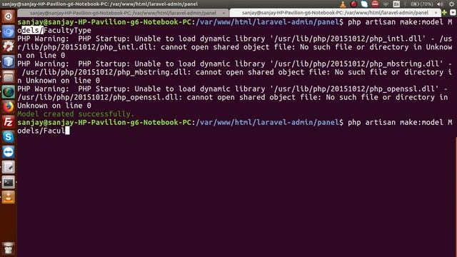 Laravel Admin Panel Development beginners Tutorial (#5) Create Models for Application
