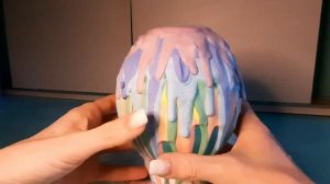 Красочная вазочка из гипса своими руками. @Мастер Искусство и дизайн. ссылка в описании