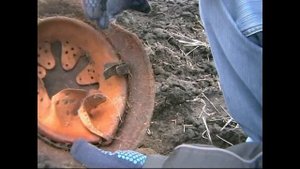 Раскопки двух немецких касок new Excavations of the German helmets