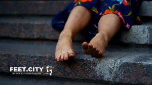 Dirty feet in a beautiful dress #1 [BY WWW.FEET.CITY]