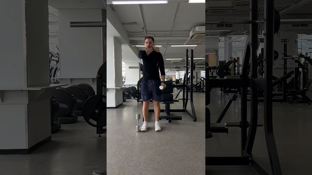 Отведение гантелей в стороны, вперед, назад и вниз смотреть онлайн