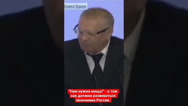 "Нам нужна мощь!" - о том как должна развиваться экономика России.