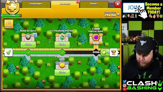 Gemming and Reviewing June 2022 Gold Pass in Clash of Clans! смотреть онлайн