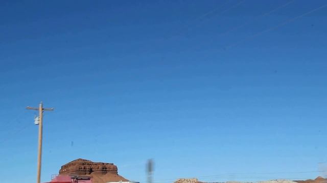 Путешествия по США. Провинциальный городок в штате Юта.