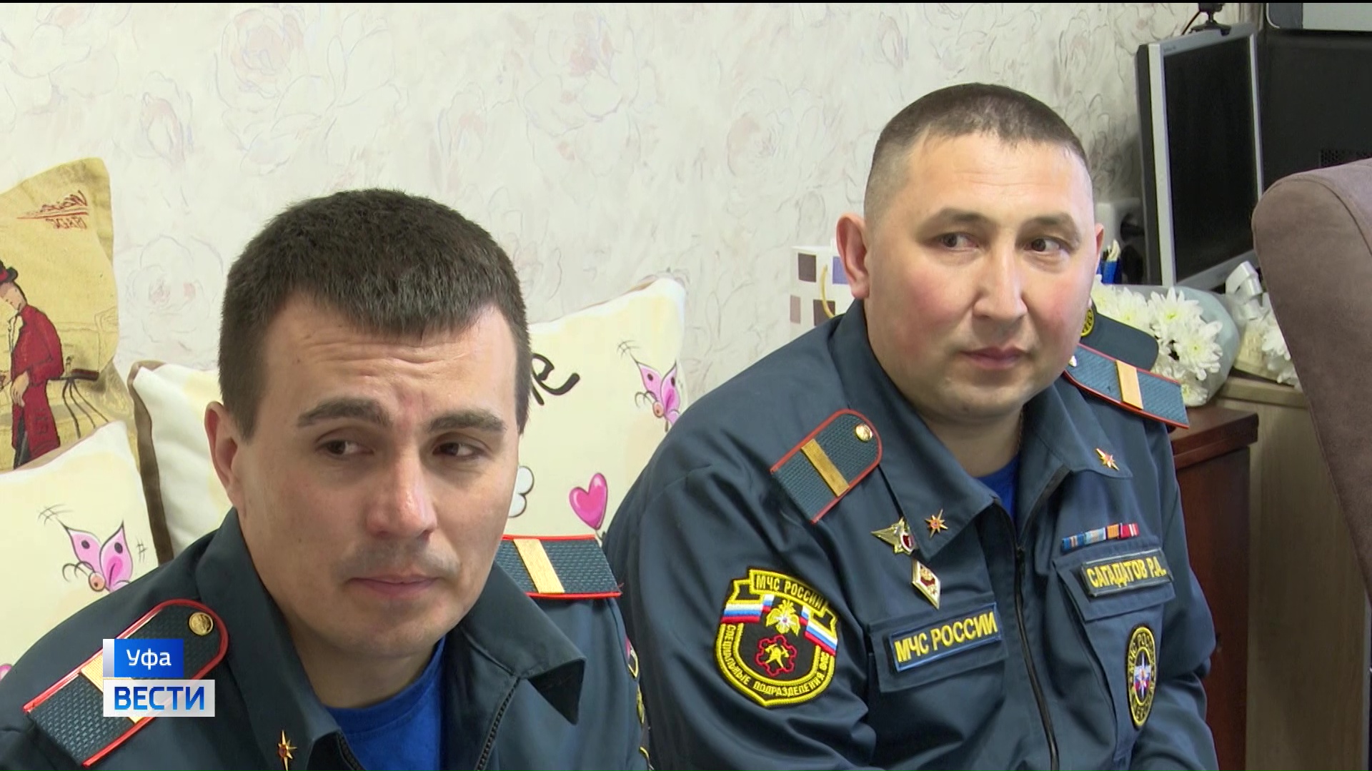 Чудом выжившая в страшном пожаре в Уфе пенсионерка поздравила спасателей с праздником